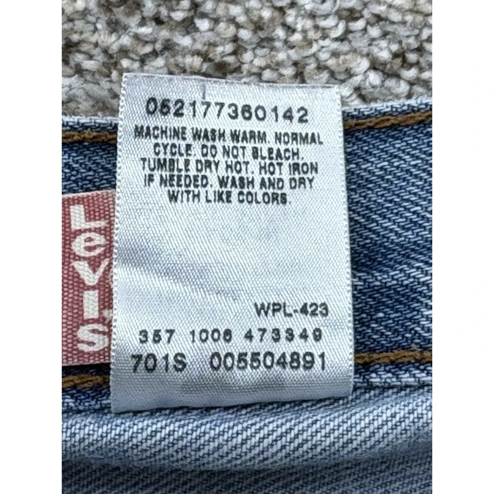 Vintage Levis 550 Jeans Mens 40x30 Blue Relaxed Fit 100% Cotton *Actual Waist 38